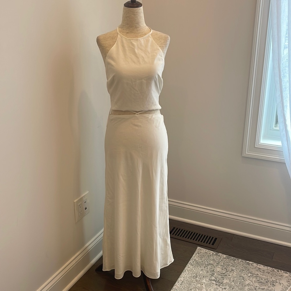 Gorgeous matching crop top and midi skirt from Abercrombie and Fitch
